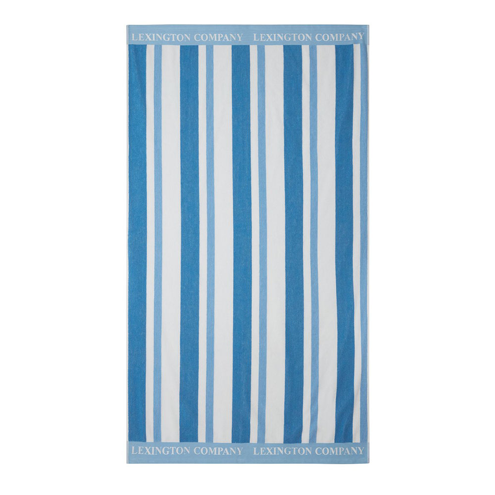 Lexington Striped Cotton Terry Beach Handduk
